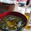 春菊の味噌汁にも