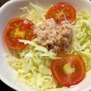美風ちゃんありがとう＆生ハムと水菜の冷製パスタ