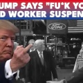 トランプ氏にやじ飛ばしたら、フォード従業員が停職処分になってしまう