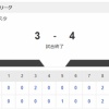 【vs.楽天 教育リーグ】3-4で負け