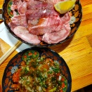 酒と肉の饗宴。