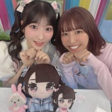 『[ノイミー] 櫻井もも「若槻さんとお写真　お洋服がグレー×もも色でお揃いでした」』の画像