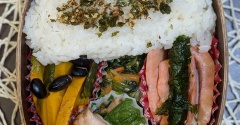 黒豆入れたけど～夫のお弁当729