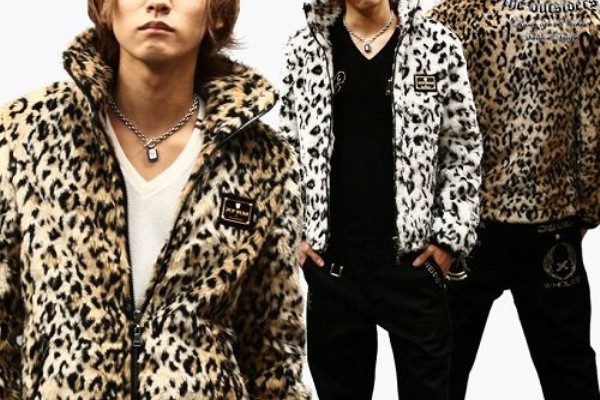 00s Xfrm レオパード ラインストーン 長袖カットソー 平成ギャル お兄系