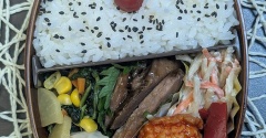 切れ端入れるようになった～夫のお弁当302