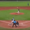 万波中正 9回裏 レフトへの犠牲フライ