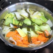 白菜と人参のスープ