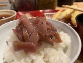 穴子が無くても十分だね　天ぷらめし 天之助