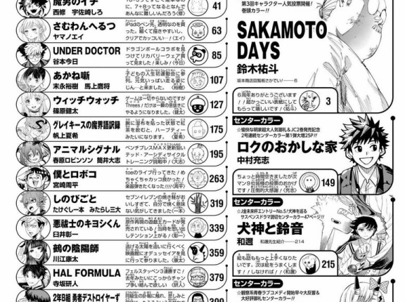 【悲報】週刊少年ジャンプ、あの漫画が掲載順最下位に転落してしまうｗｗｗｗｗｗｗｗｗ