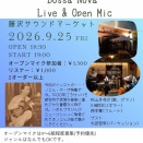 Tres Copos- BossaNovaLIVE&OpenMic 9/25(Mon)