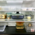 我が家の冷蔵庫の前と後、6月のコストコ購入品紹介
