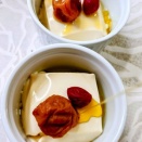 豆腐に梅干とオリーブ油♡