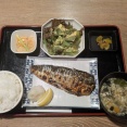 西葛西「やきとん 一粋家 西葛西店」ランチ定食（本日の焼き魚：鯖）